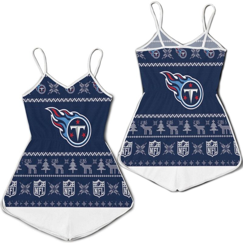 Tennessee Titans NFL Ugly Sweatshirt Christmas 3D Romper RJ03044