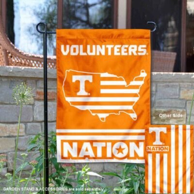 Tennessee Vols Garden Flag with USA Country Stars and Stripes GF01011