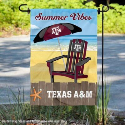 Texas A&M Aggies Summer Vibes Decorative Garden Flag GF00785