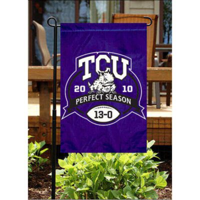 Texas Christian Undefeated Season Garden Flag GF00795