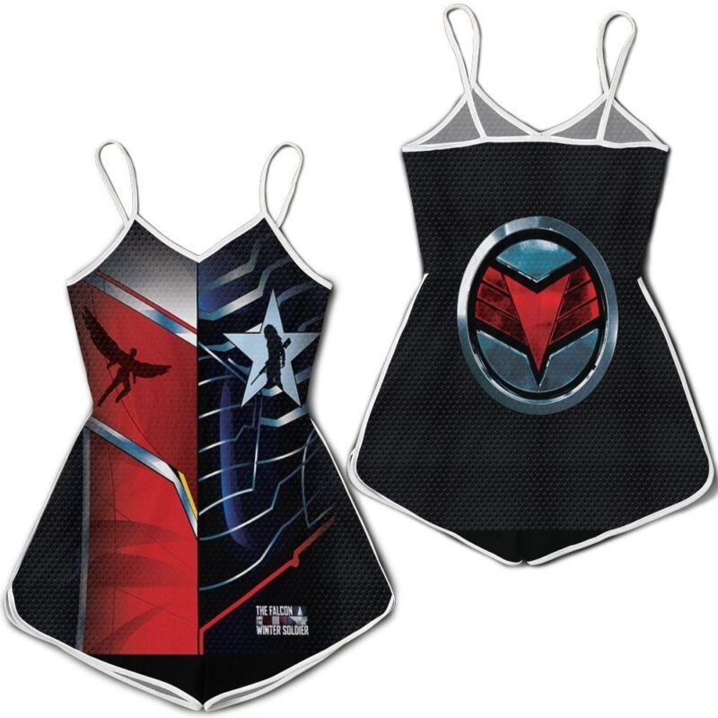 The Falcon and The Winter Soldier half costume style Romper RJ02019
