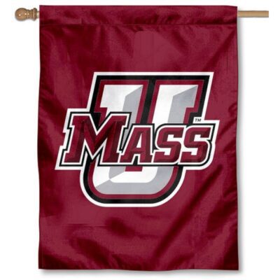UMASS Minutemen Logo House Flag H0532