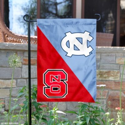 UNC vs. NC State House Divided Garden Flag GF01122