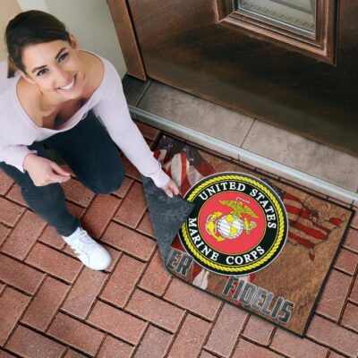 US Independence Day US Marine Corps Semper Fidelis Door Mat Welcome Mat 4 US Independence Day US Marine Corps Semper Fidelis Door Mat Welcome Mat 4