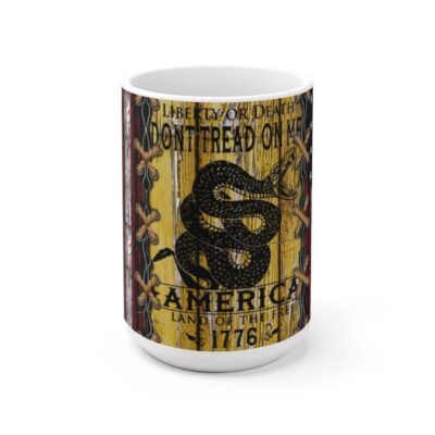 US Marines Dont Tread On Me wAmerican Flag Mug 5