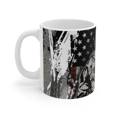 US Military Soldier wAmerican Flag Mug 2