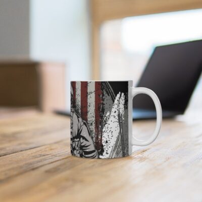 US Military Soldier wAmerican Flag Mug 3