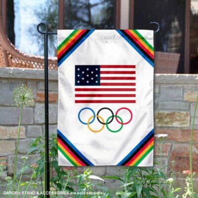USA Olympics Rings Garden Flag GF01654