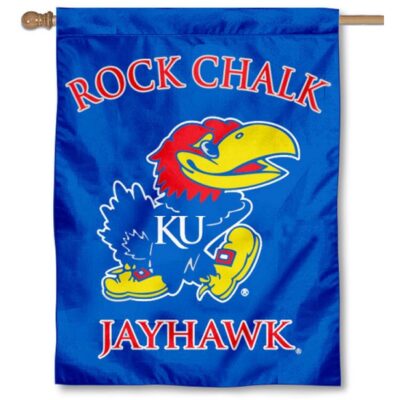 University of Kansas House Flag H0261