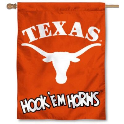University of Texas Hookem House Flag H0538
