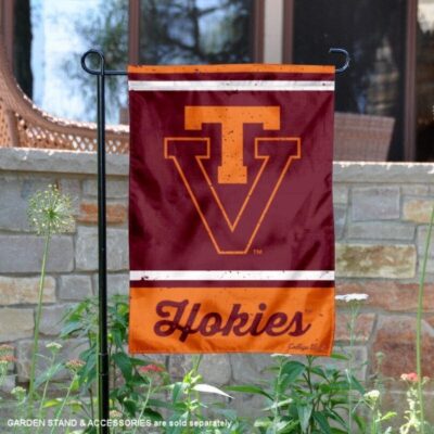 VA Tech Hokies College Vault Logo Garden Flag GF01271