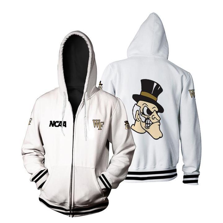 Wake-Forest-Demon-Deacons-Ncaa-Classic-White-With-Mascot-Logo-Gift-For-Wake-Forest-Demon-Deacons-Fans-Zip-Hoodie-ZH00693 Wake Forest Demon Deacons Ncaa Classic White With Mascot Logo Gift For Wake Forest Demon Deacons Fans Zip Hoodie ZH00693