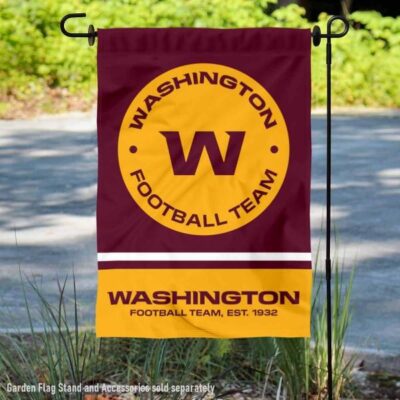 Washington Football Team New Logo Double Sided Garden Banner Flag GF00304