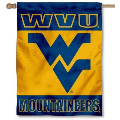 West Virginia Mountaineers Double Sided House Flag H0313