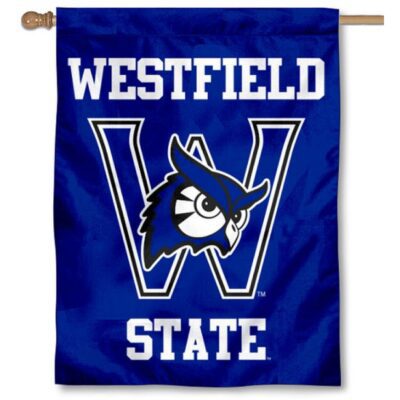Westfield State Owls House Flag H0513