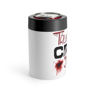 White True Crime Junkie Stainless Steel Can Holder 2