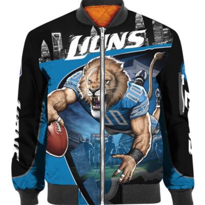 Detroit Lions Bomber Jacket 711 Sport Hot Trending Hot Choice Design Beautiful BJ01949