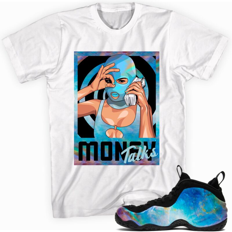 Air Foamposite One Big Bang T Shirt Money Talks Matching Outfits 1