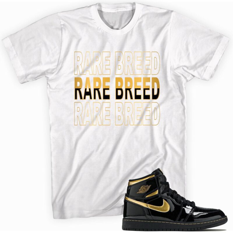 Air Jordan 1 Retro High OG Metallic Gold Rare Breed Matching Outfits 1