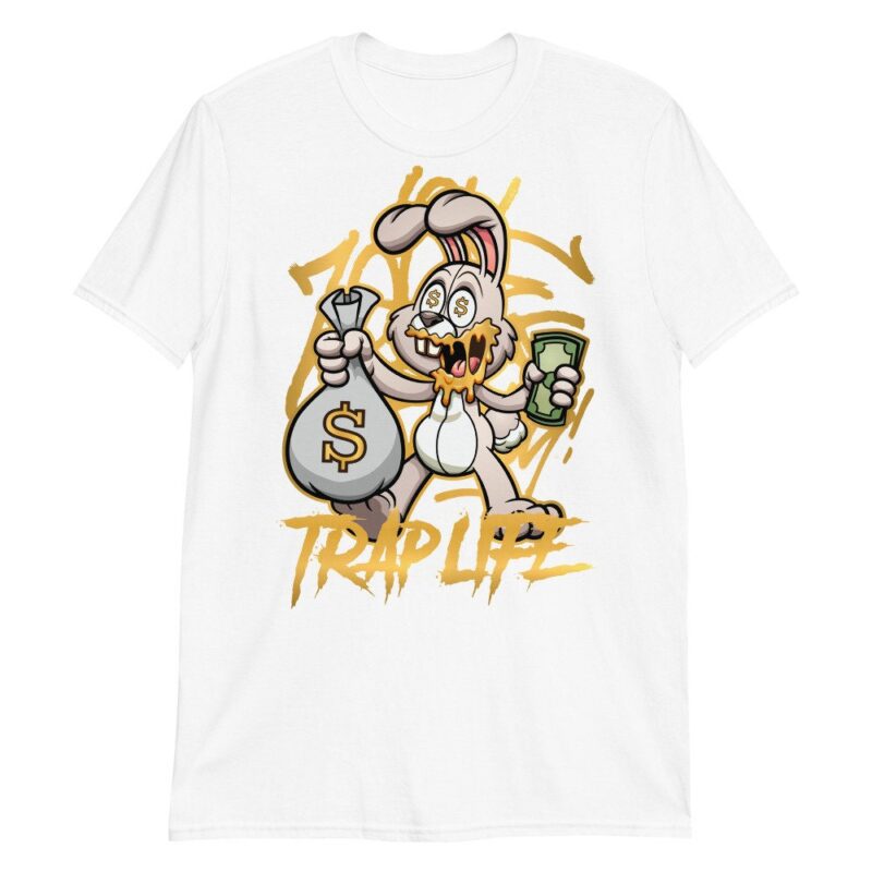 Air Jordan 1 Retro High OG Metallic Gold T Shirt Trap Rabbit Matching Outfits 2