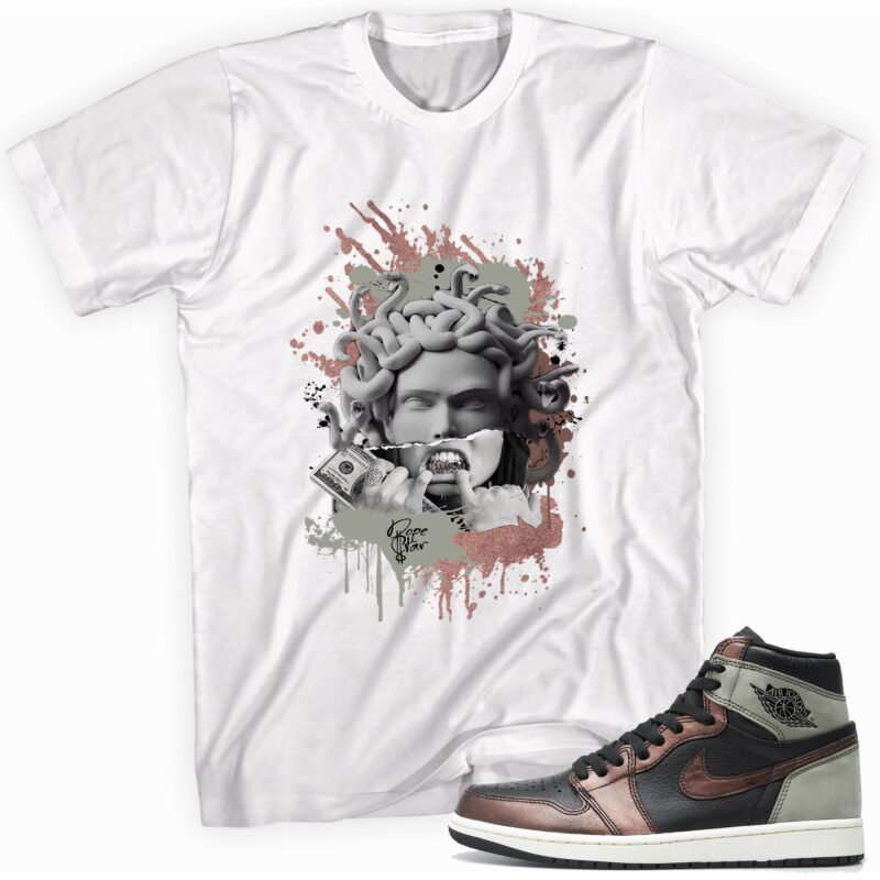 Air Jordan 1 Retro High OG Patina T Shirt Medusa Matching Outfits 1