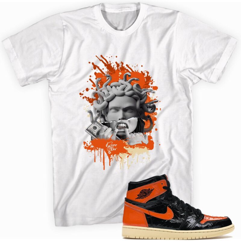 Air Jordan 1 Retro High OG Shattered Backboard T Shirt Medusa Matching Outfits 1