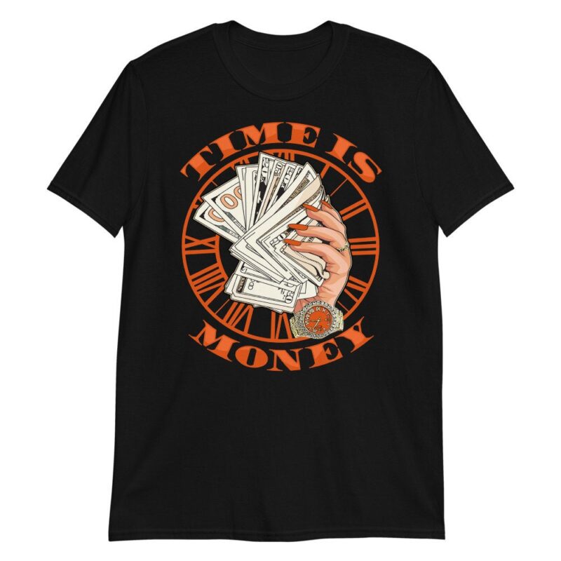 Air Jordan 1 Retro High OG Shattered Backboard T Shirt Time Is Money Matching Outfits 3