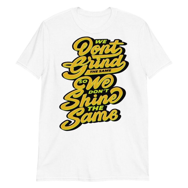Air Jordan 1 Retro High OG Volt Gold T Shirt Grind Shine Matching Outfits 2