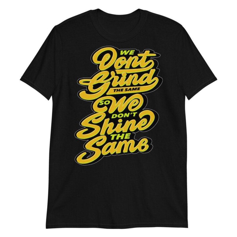 Air Jordan 1 Retro High OG Volt Gold T Shirt Grind Shine Matching Outfits 3