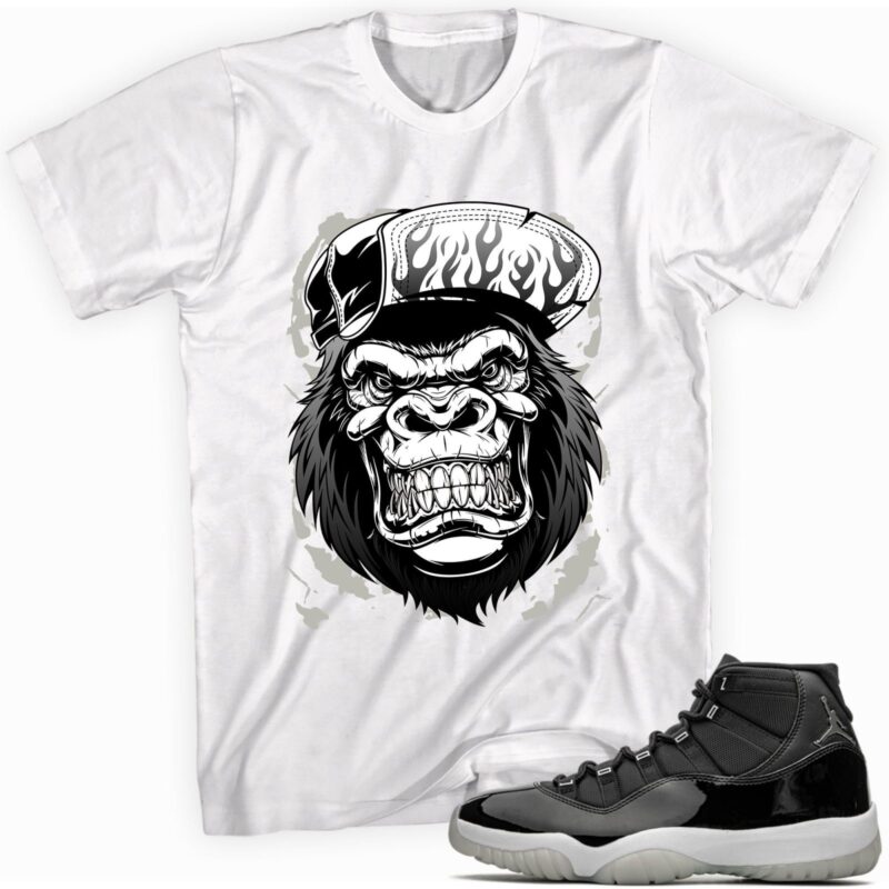 Air Jordan 11 Retro Jubilee T Shirt Gorilla Beast Matching Outfits 1