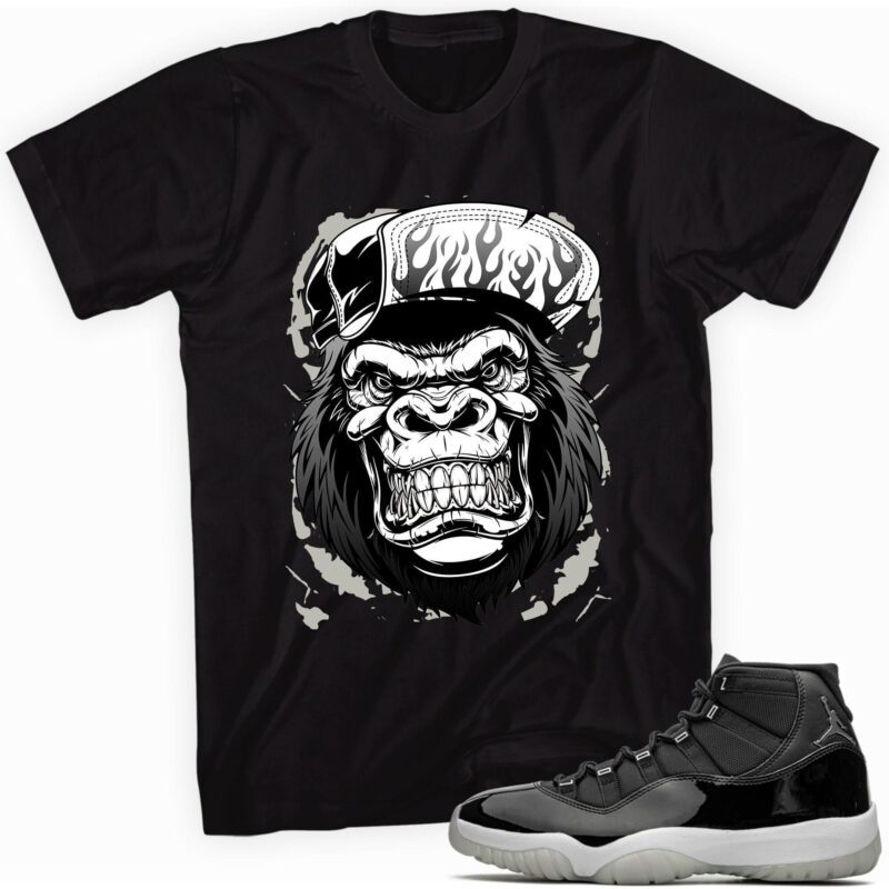 Air Jordan 11 Retro Jubilee T-Shirt - Gorilla Beast Matching Outfits