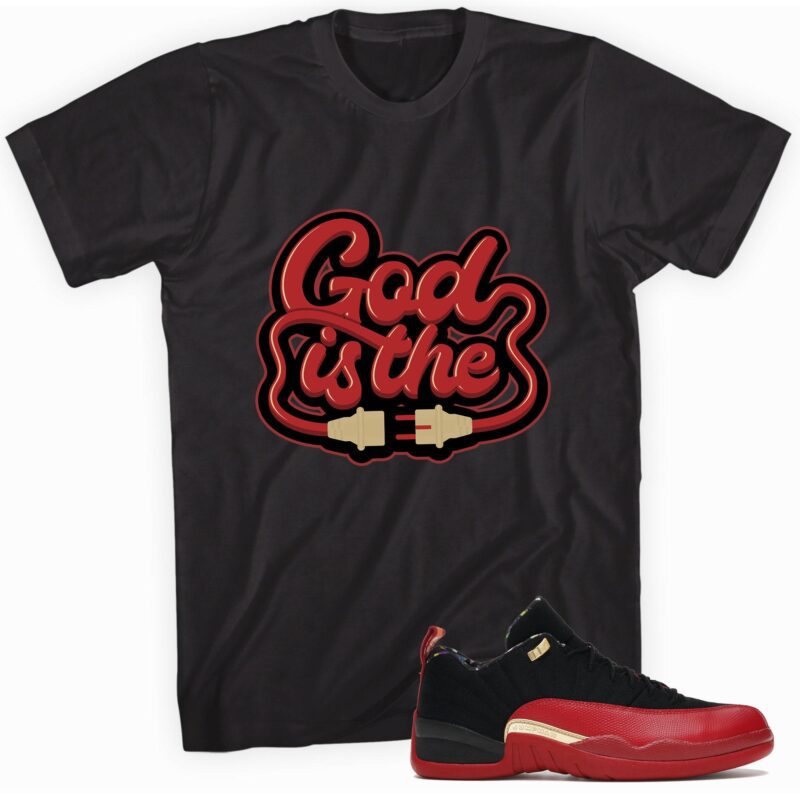 Air Jordan 12 Low SE Super Bowl LV T-Shirt - God Plug Matching Outfits