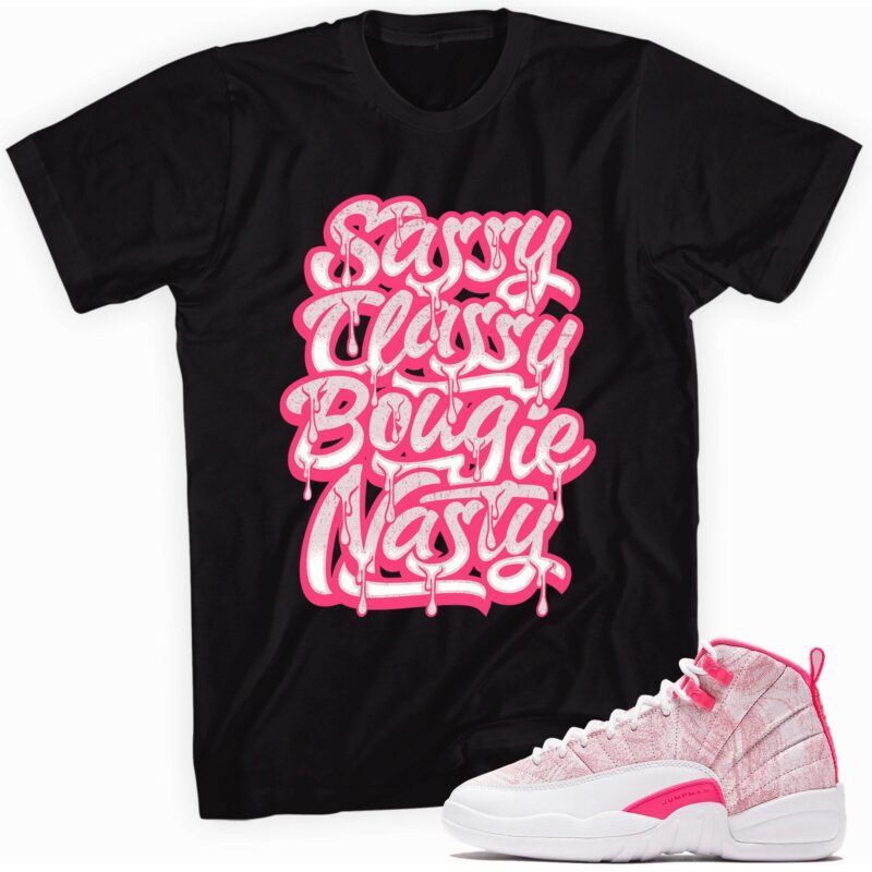 Air Jordan 12 Retro Arctic Punch Hyper Pink T Shirt Sassy Classy 1