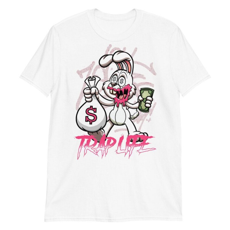 Air Jordan 12 Retro Arctic Punch Hyper Pink T Shirt Trap Rabbit Matching Outfits 2