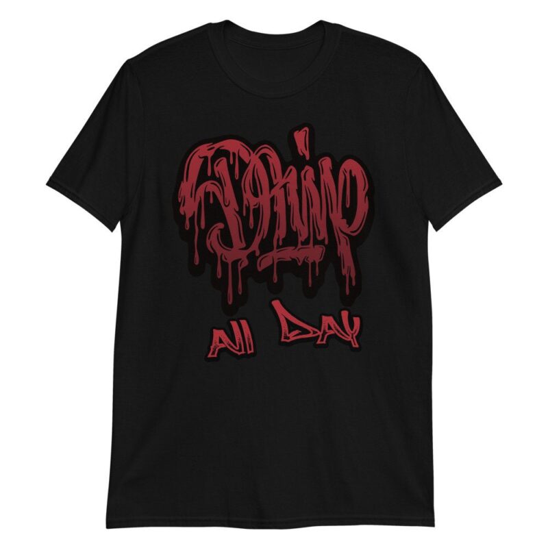 Air Jordan 12 Retro Reverse Flu Game T Shirt Drip All Day Matching Outfits 2