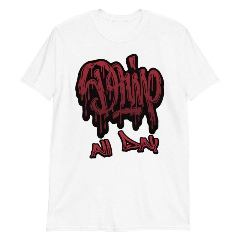 Air Jordan 12 Retro Reverse Flu Game T Shirt Drip All Day Matching Outfits 3