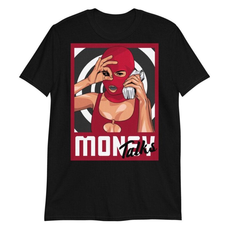 Air Jordan 13 Retro Gym Red Flint Grey T Shirt Money Talks Matching Outfits 2