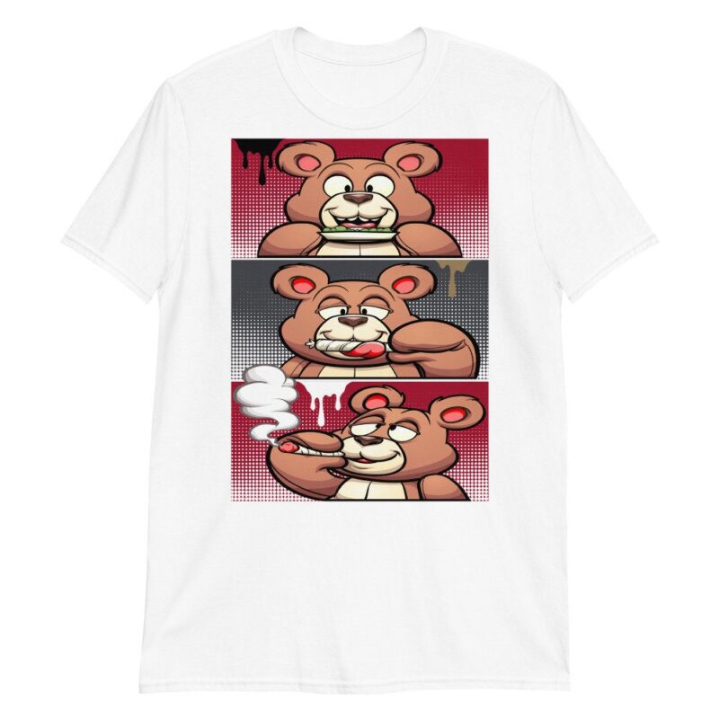 Air Jordan 13 Retro Gym Red Flint Grey T Shirt Roll It Lick It Smoke It Bear Matching Outfits 3