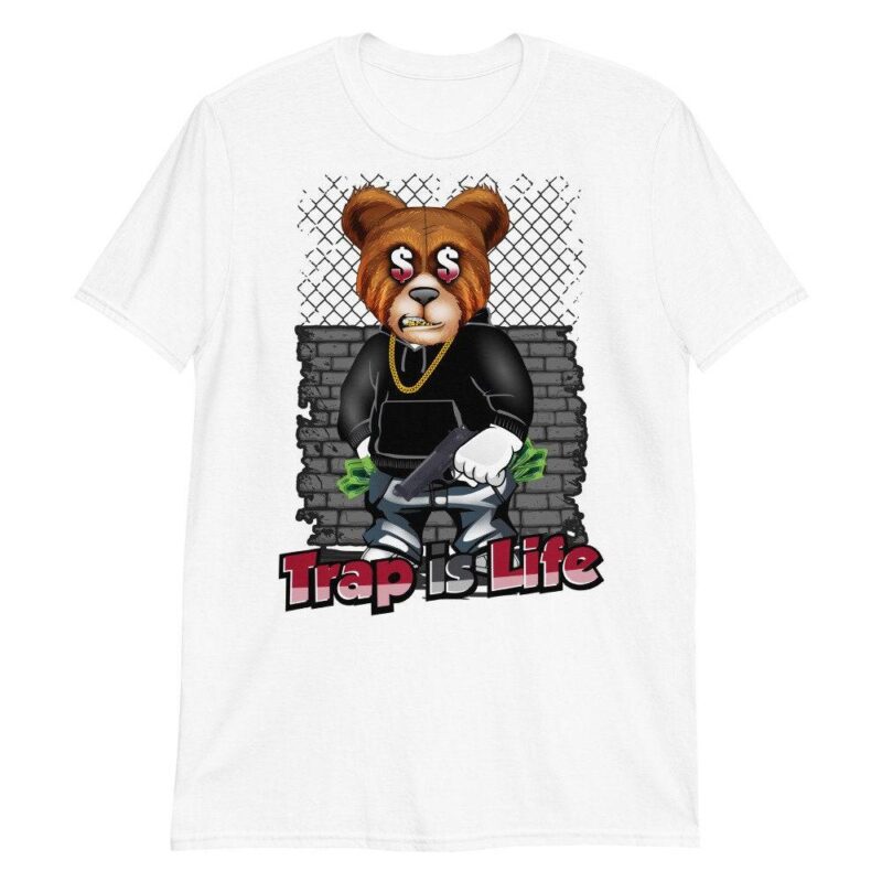 Air Jordan 13 Retro Gym Red Flint Grey T Shirt Trap is Life Matching Outfits 3