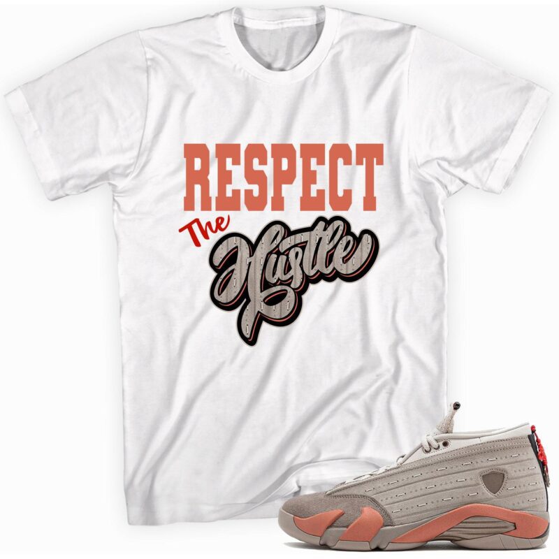Air Jordan 14 Retro Low Clot X Terracotta T-Shirt - Respect the Hustle Matching Outfits