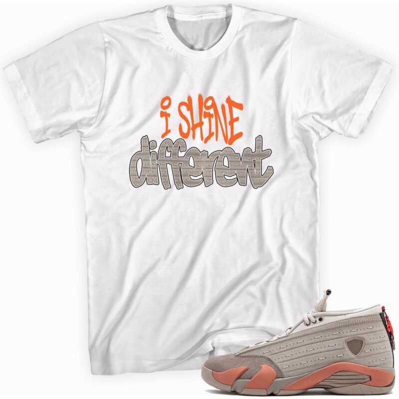 Air Jordan 14 Retro Low Clot X Terracotta T Shirt Shine Different Matching Outfits 1