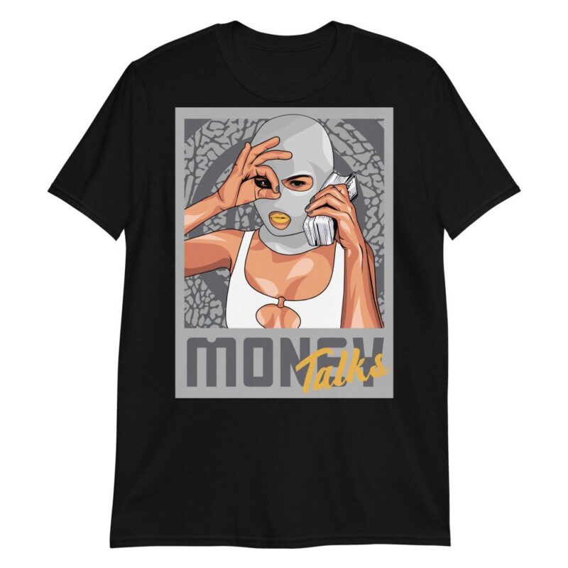 Air Jordan 3 Retro Cool Grey 2021 T Shirt Money Talks Matching Outfits 3