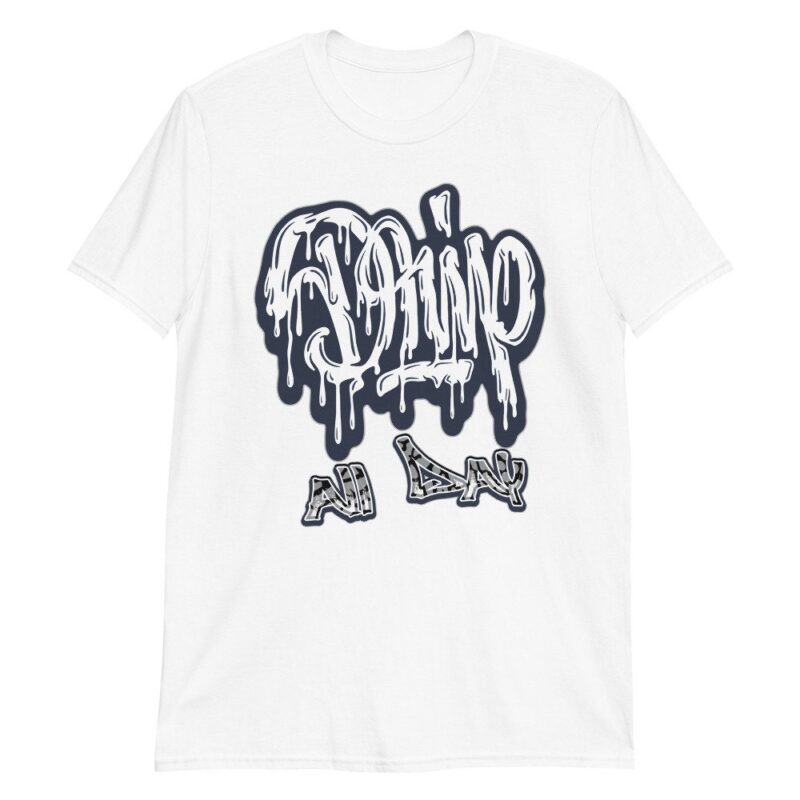 Air Jordan 3 Retro Midnight Navy T Shirt Drippin All Day Matching Outfits 3