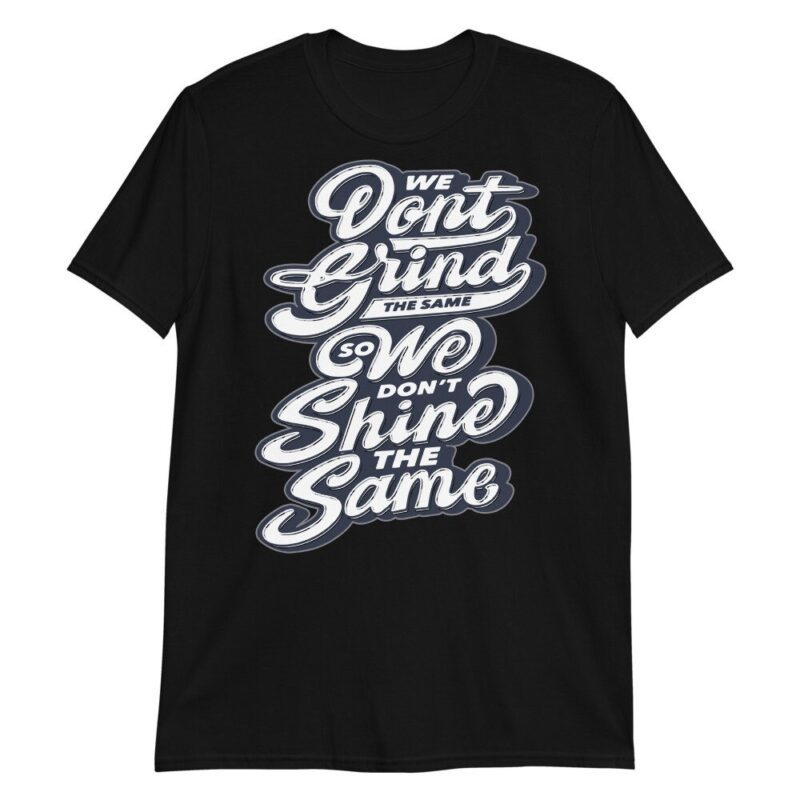 Air Jordan 3 Retro Midnight Navy T Shirt Grind and Shine Matching Outfits 3