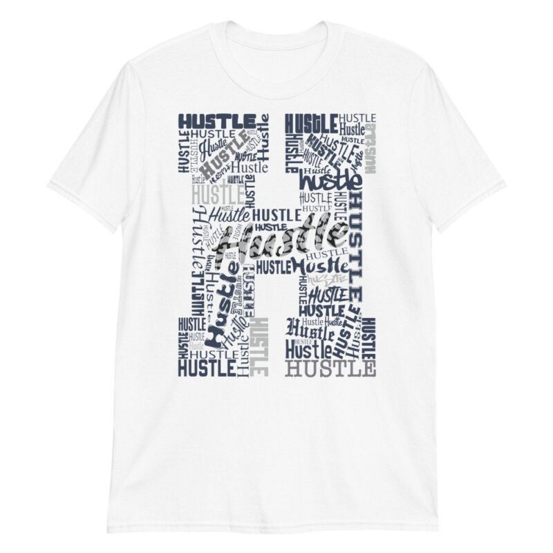 Air Jordan 3 Retro Midnight Navy T Shirt H for Hustle Matching Outfits 2