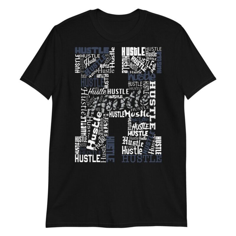 Air Jordan 3 Retro Midnight Navy T Shirt H for Hustle Matching Outfits 3