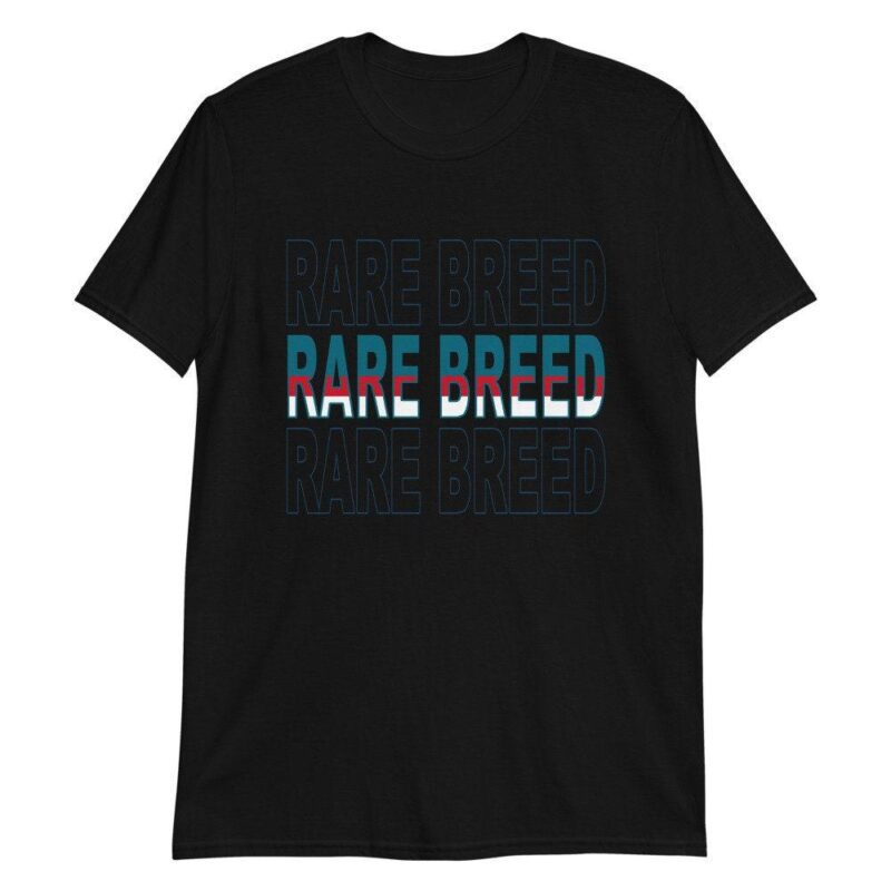 Air Jordan 4 Retro Sashiko Deep Ocean T Shirt Rare Breed Matching Outfits 2