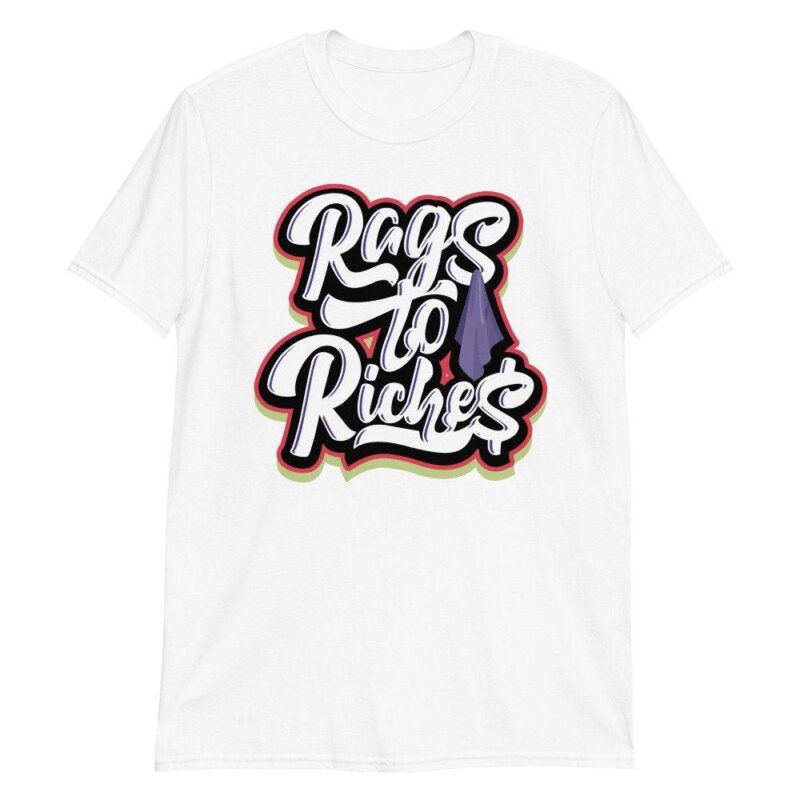 Air Jordan 5 Retro Alternate Bel Air Black T Shirt Rags to Riches Matching Outfits 2