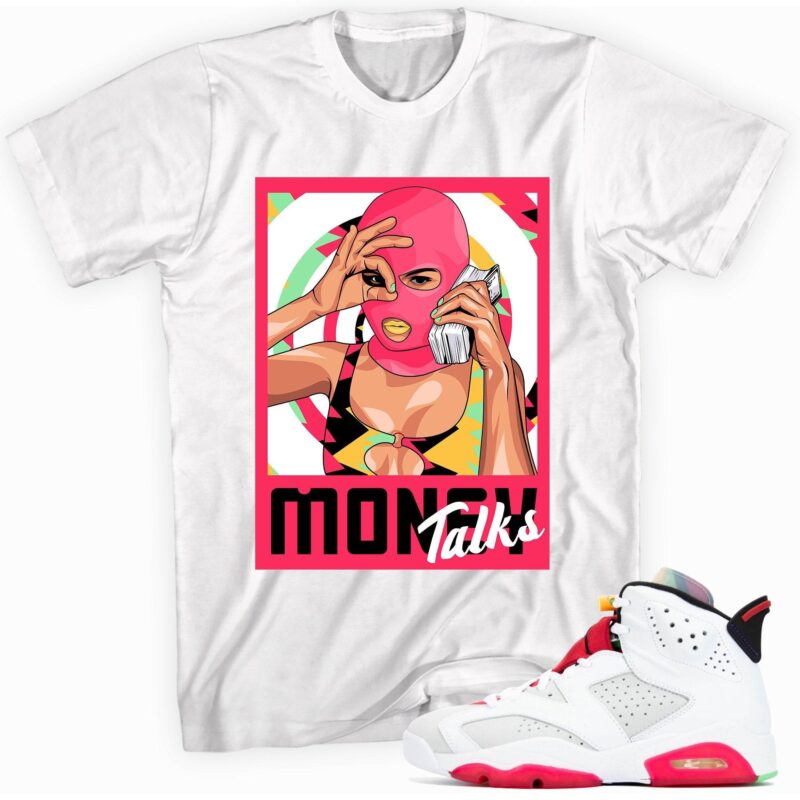 Air Jordan 6 Retro Hare T-Shirt - Money Talks Matching Outfits