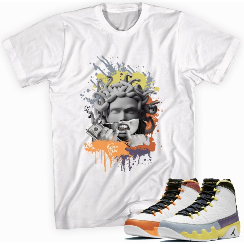 Air Jordan 9 Retro Change The World T Shirt Medusa Matching Outfits 1